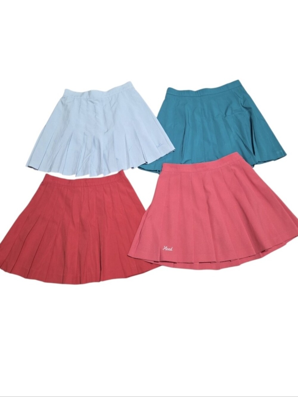 Vintage Tennis Skirts 80s Head Wilson Kaelin Lilys Lot Of 4 Womens 24 Waist